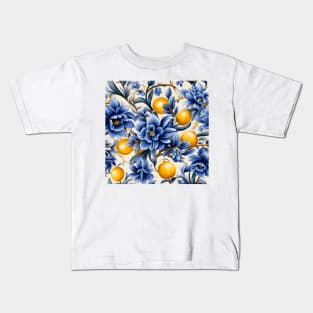 Italian Majolica Tile 27 Kids T-Shirt